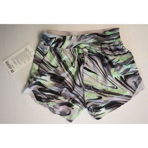 Lululemon W7BW0T Women's Sz 2 Multicolor Hotty Hot High-Rise 4" Lined Shorts *SE - Picture 2 of 14